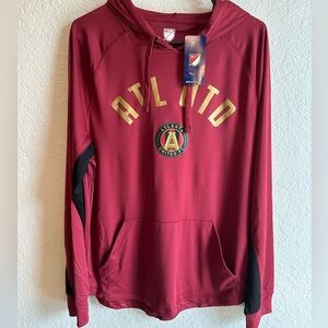 NWT Atlanta United FC MLS Light Performance Hoodie Men’s Medium ⚽️ 🔥